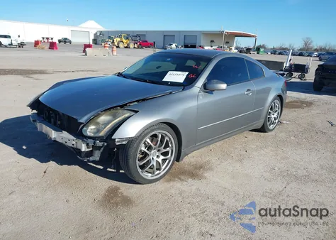 2005 Infiniti G35 z USA, uszkodzony, nr VIN JNKCV54E95M403099